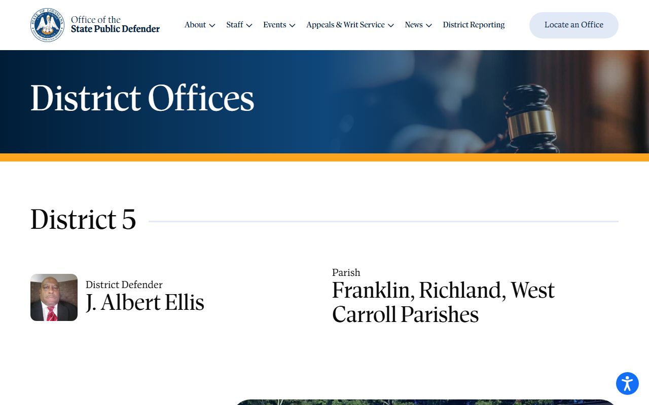 Franklin Parish criminal court records District 5 public defender